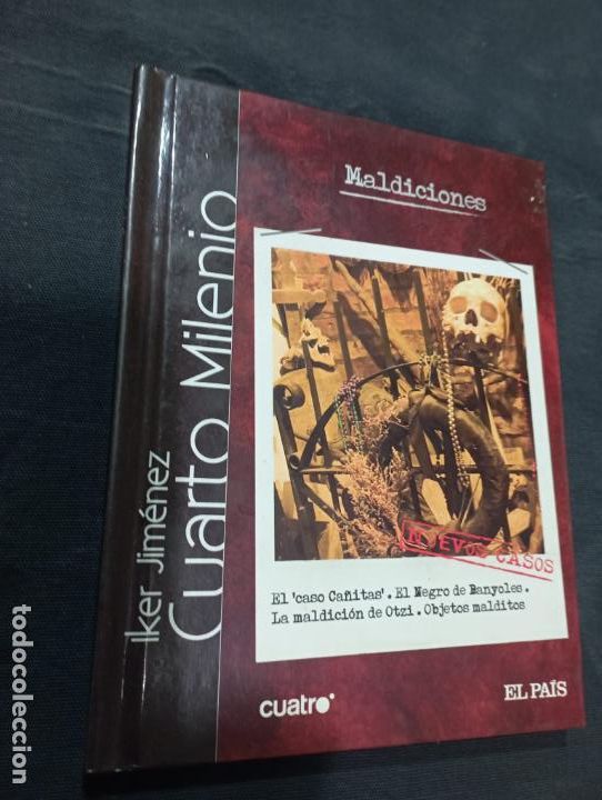 Libros de segunda mano: DVD.MALDICIONES. IKER JIM&Eacute;NEZ. CUARTO MILENIO. EL PA&Iacute;S. - Foto 1