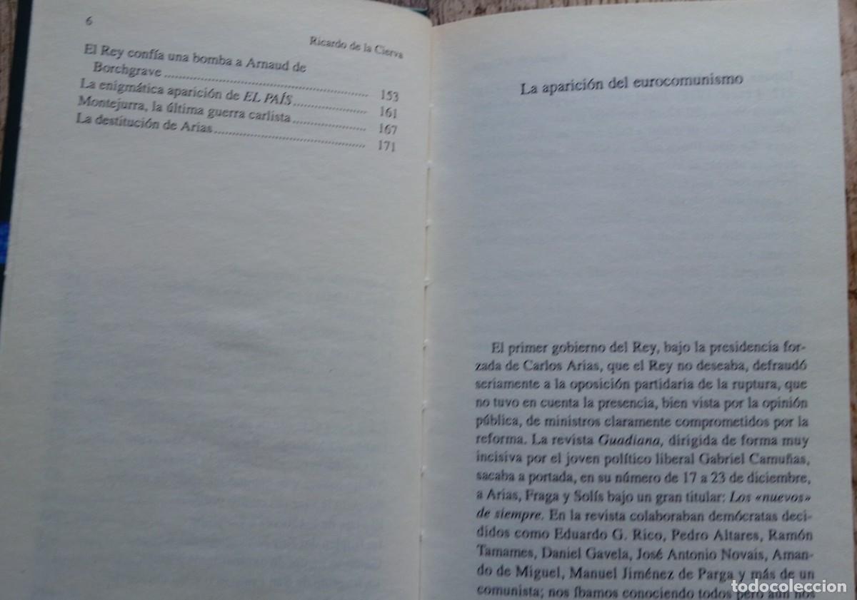 Libros de segunda mano: As&iacute; cay&oacute; Arias Navarro. Ricardo de la Cierva - Foto 3