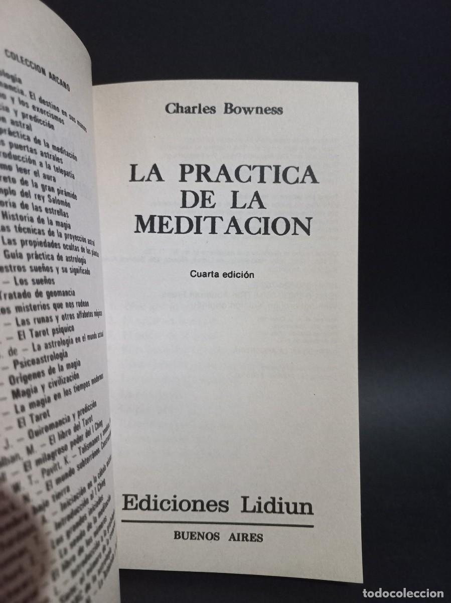 Libros de segunda mano: Charles Bowness - La Pr&aacute;ctica de la Meditaci&oacute;n - 1990 - Foto 2
