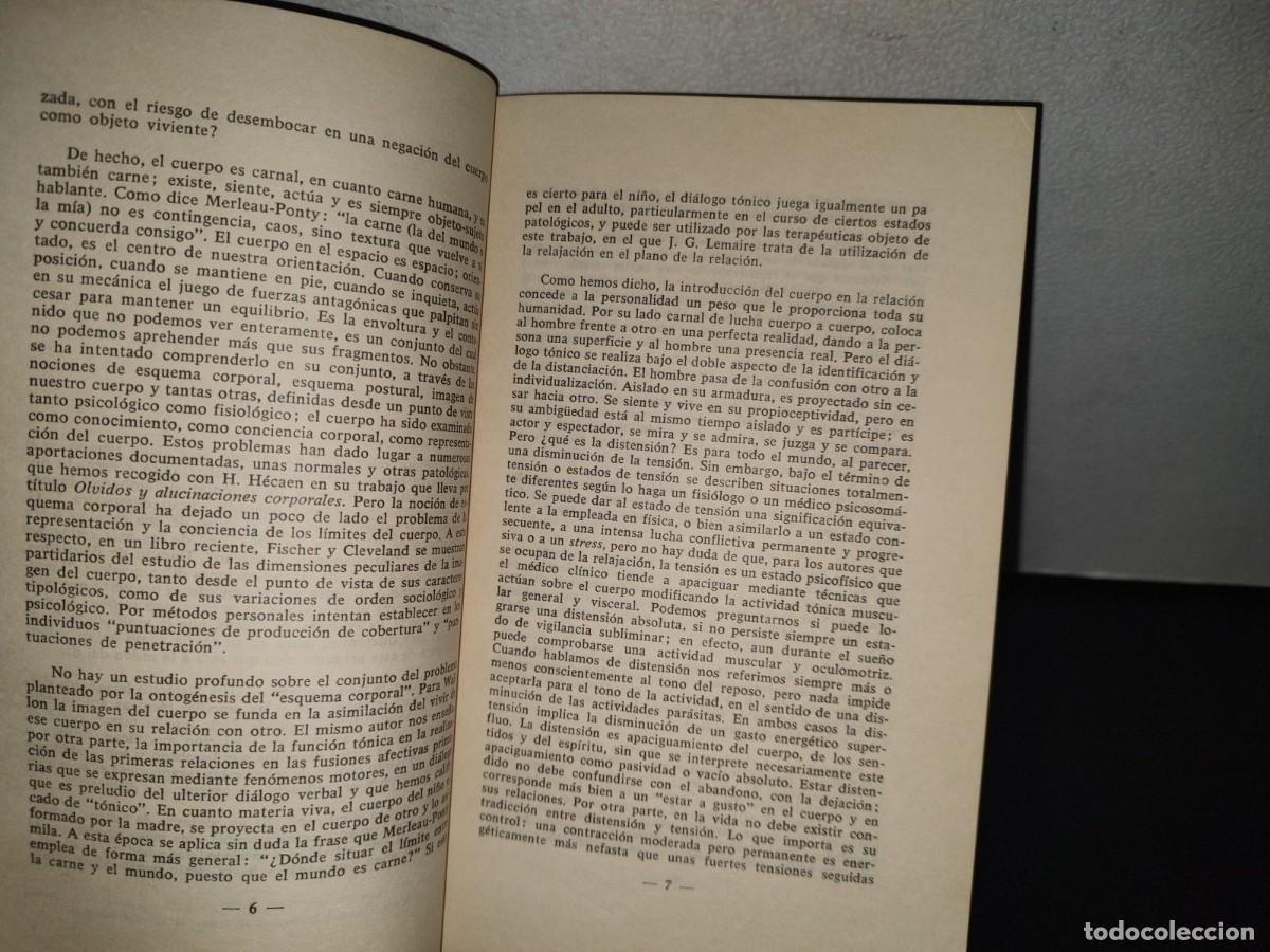 Libros de segunda mano: 82- LA RELAJACI&Oacute;N - DR. J. G. LEMAIRE - 1974 - Foto 6