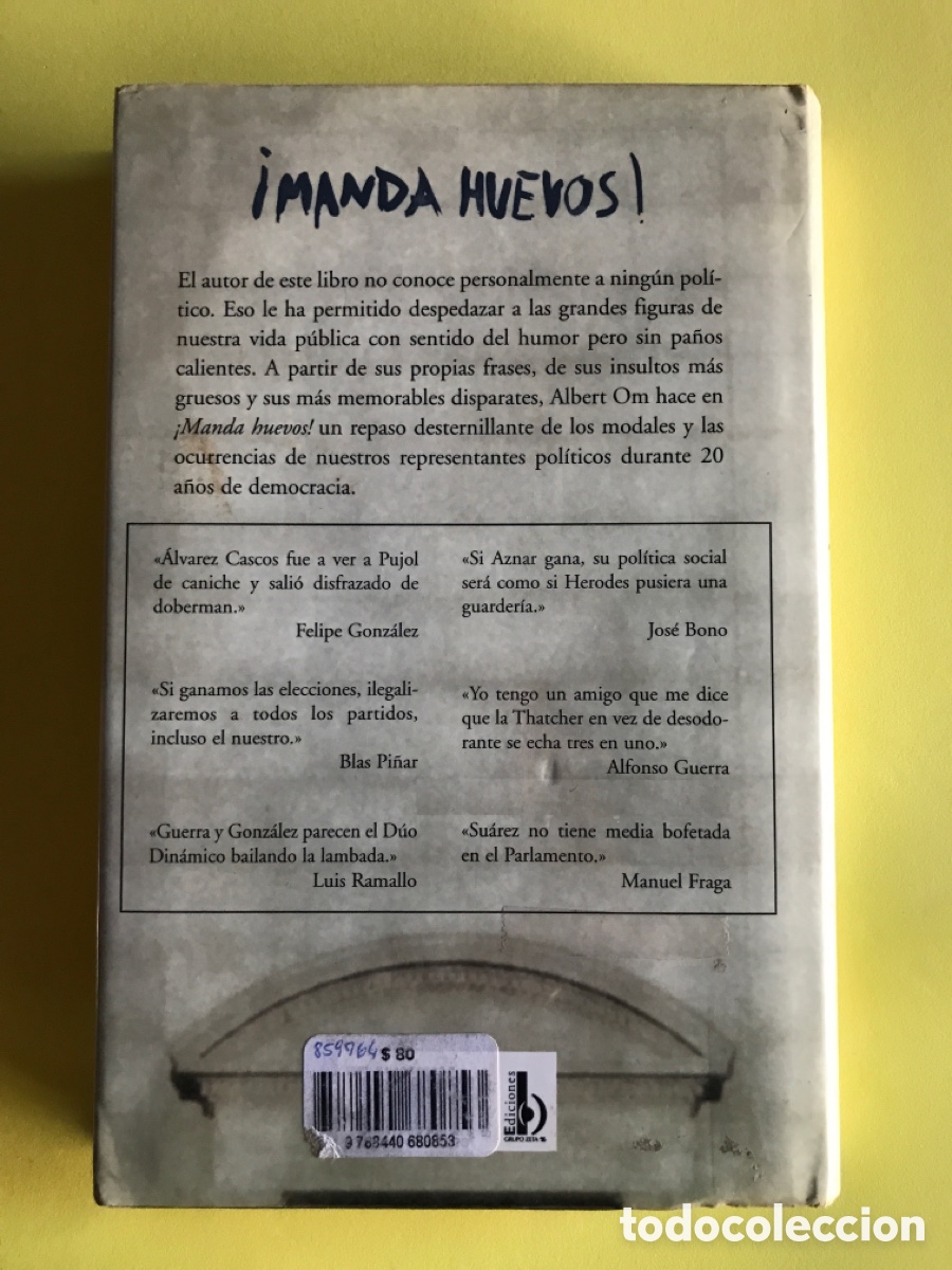 Libros de segunda mano: MANDA HUEVOS! - Foto 2