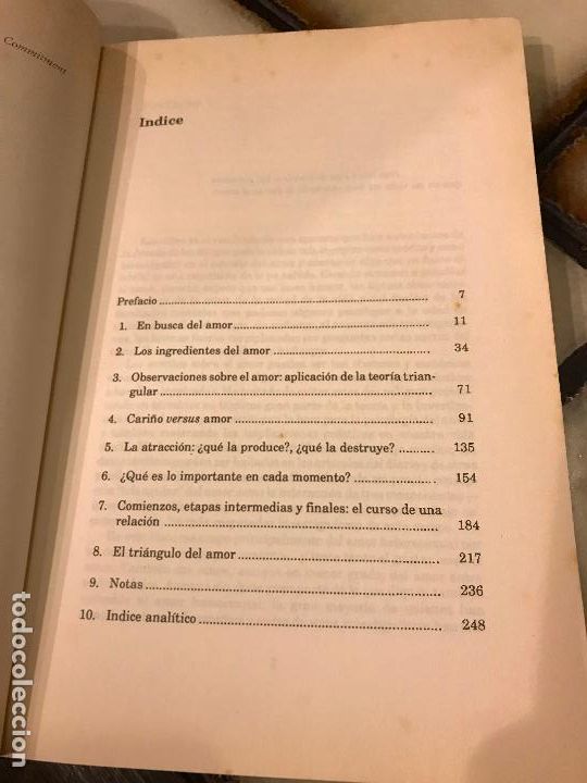 Libros de segunda mano: El tri&aacute;ngulo del amor. Intimidad, pasi&oacute;n y compromiso. Robert J. Sternberg. - Foto 5