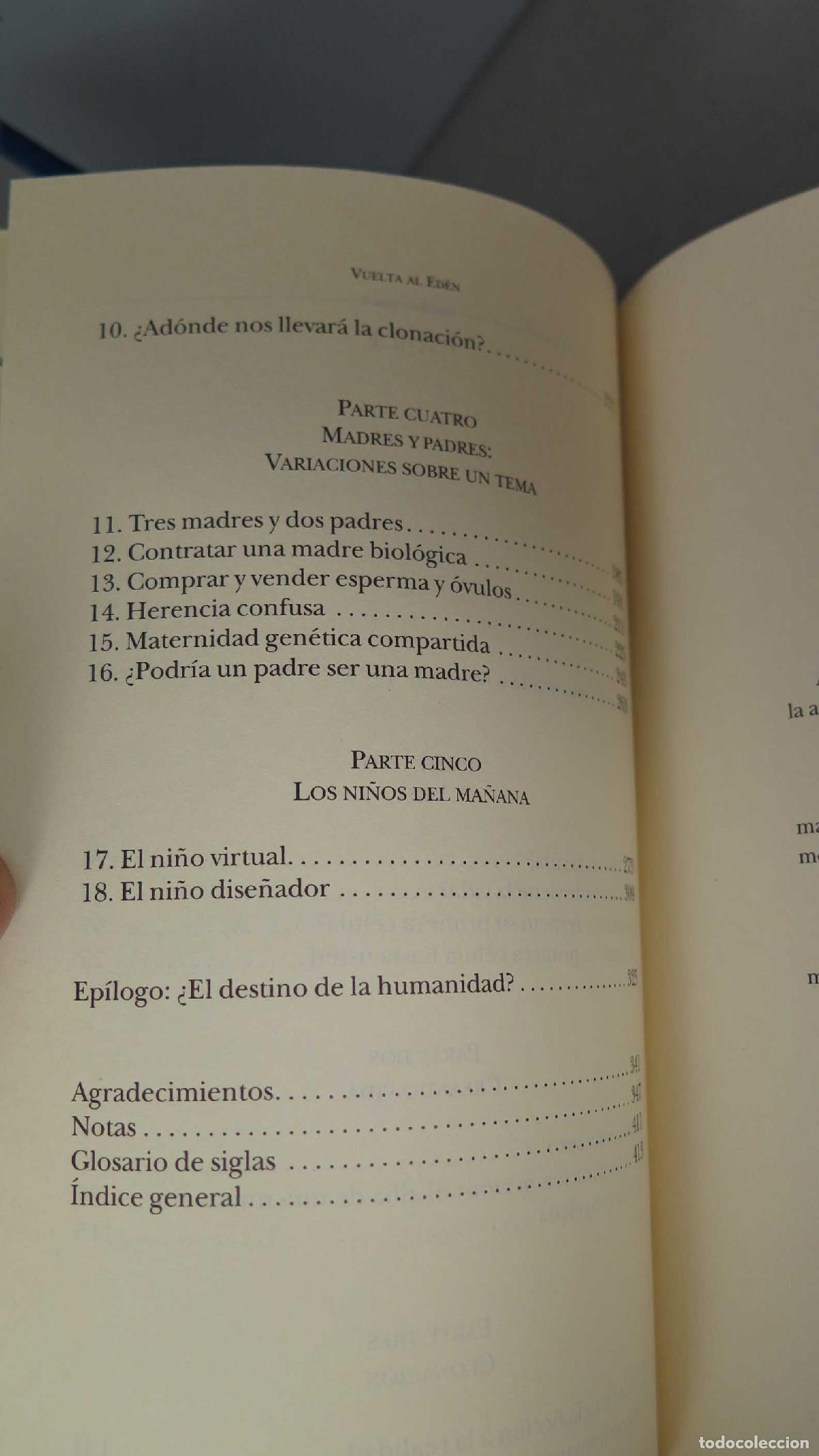 Libros de segunda mano: Vuelta al Eden. Lee M. Silver - Foto 3