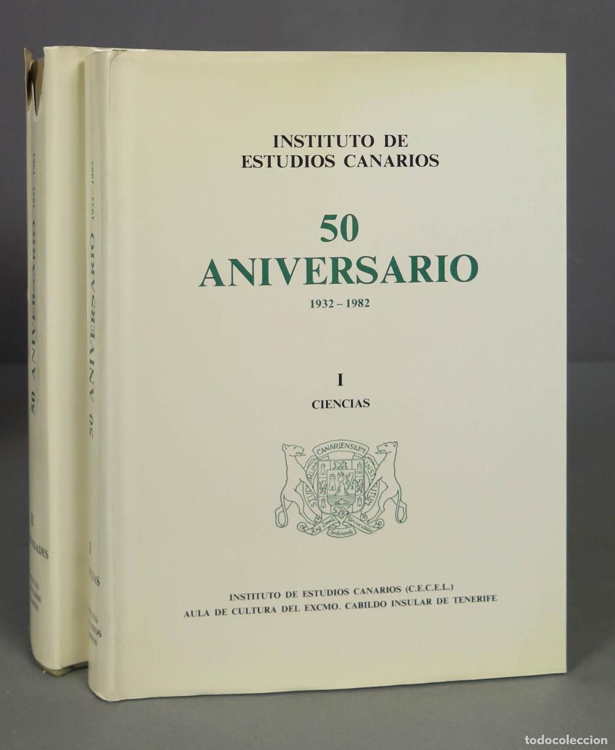Libros de segunda mano: Instituto de Estudios Canarios. 50 Aniversario. 2 tomos - Foto 1