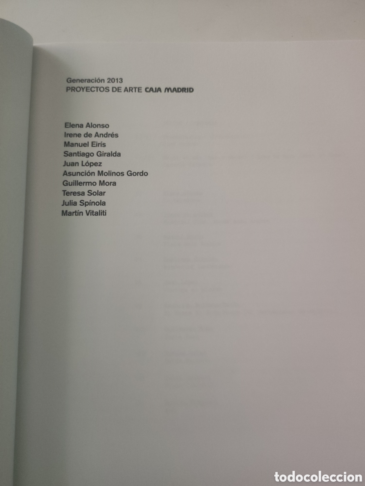 Libros de segunda mano: GENERACION 2013 PROYECTOS DE ARTE CAJA MADRID . - Foto 3