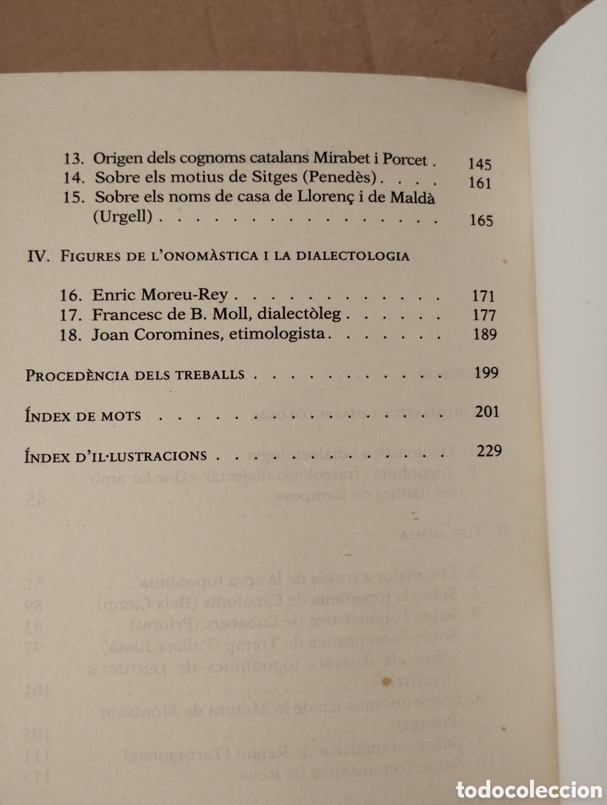 Libros de segunda mano: ONOM&Agrave;STICA I DIALECTOLOGIA (JOAN VENY) - Foto 4