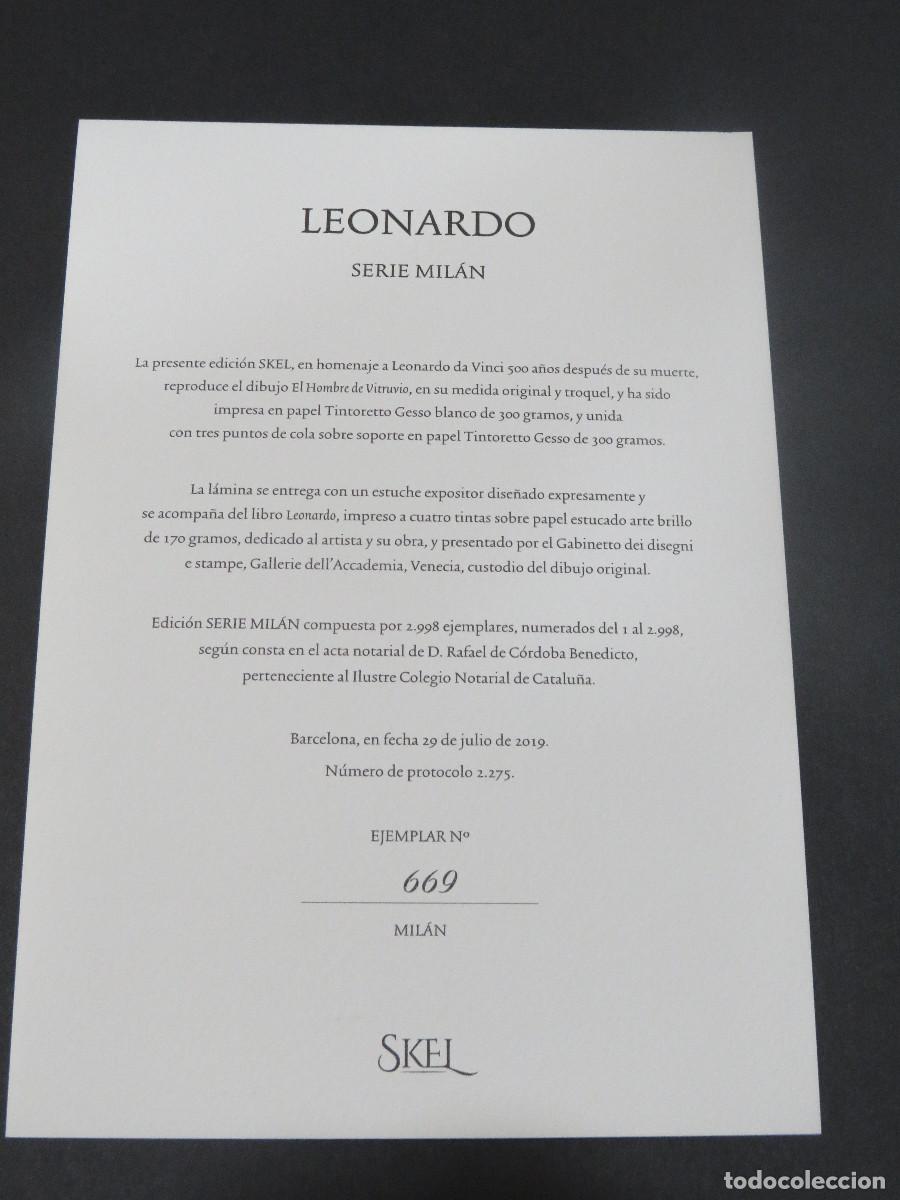 Libros de segunda mano: LEONARDO 500 - EL HOMBRE DE VITRUBIO. EDICI&Oacute;N LIMITADA DE LUJO - Foto 4
