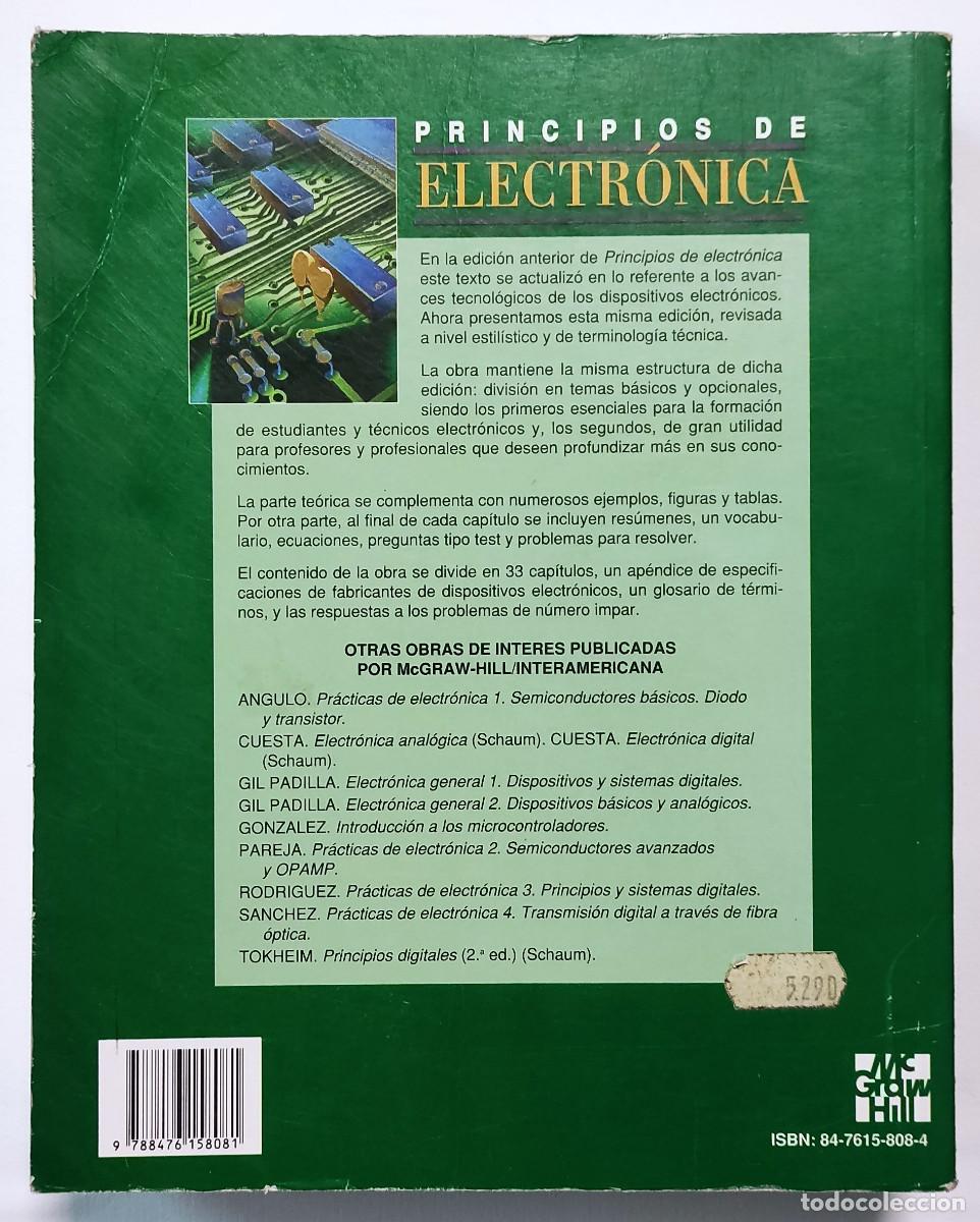 Libros de segunda mano: PRINCIPIOS DE ELECTR&Oacute;NICA. MALVINO. CUARTA EDICI&Oacute;N REVISADA. - Foto 2