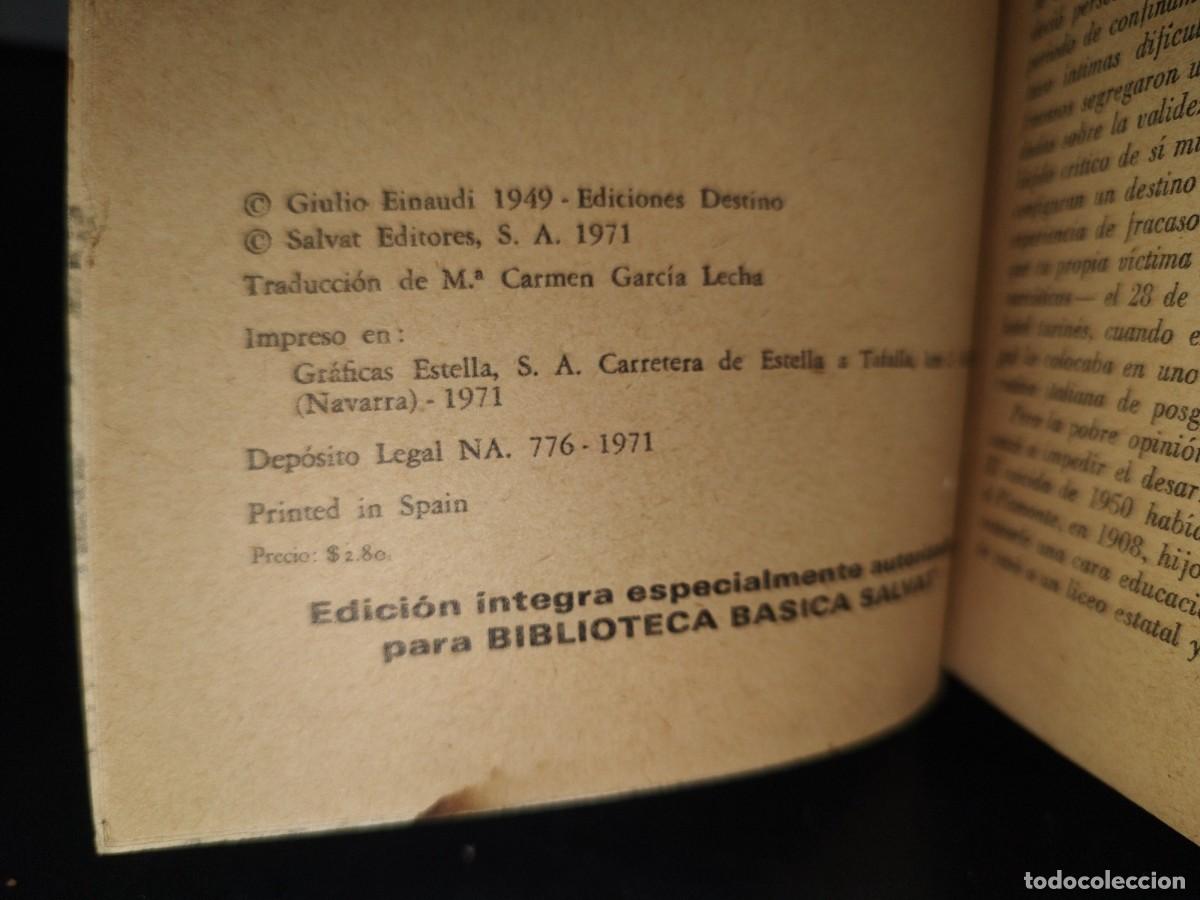 Libros de segunda mano: 84- EL DIABLO SOBRE LAS COLINAS - CESARE PAVESE - Foto 4