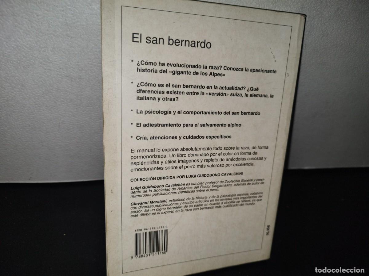 Libros de segunda mano: 84- PERROS DE RAZA. EL SAN BERNARDO - GIOVANNI MORSIANI - EDITORIALDE VECCHI - Foto 3