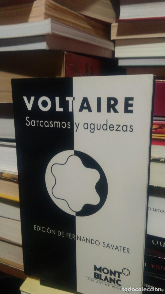 Libros de segunda mano: SARCASMOS Y AGUDEZAS, VOLTAIRE, ED. MONT BLANC - Foto 1
