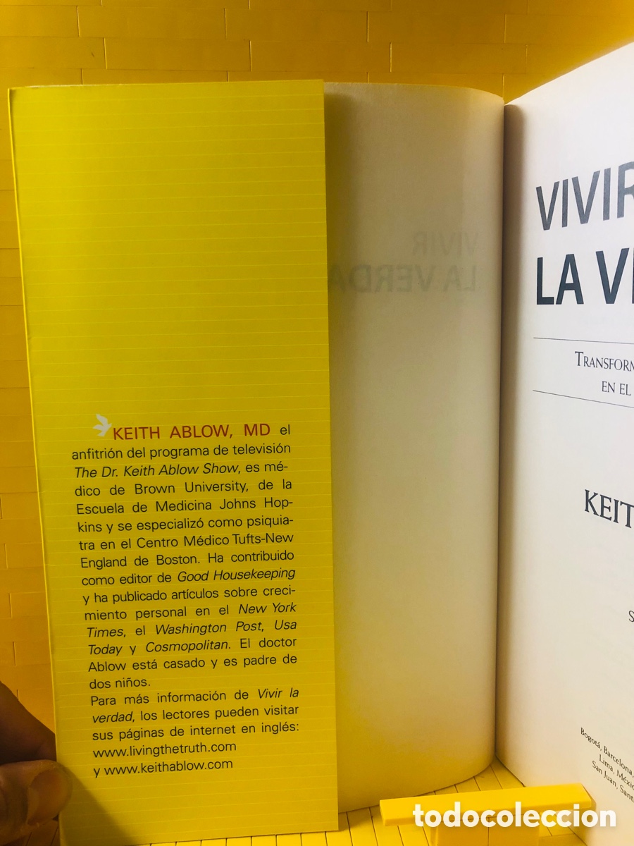 Libros de segunda mano: VIVIR LA VERDAD ● TRANSFORMA EL DOLOR DEL PASADO EN EL PODER DEL FUTURO ● EDITORIAL NORMA ● - Foto 3