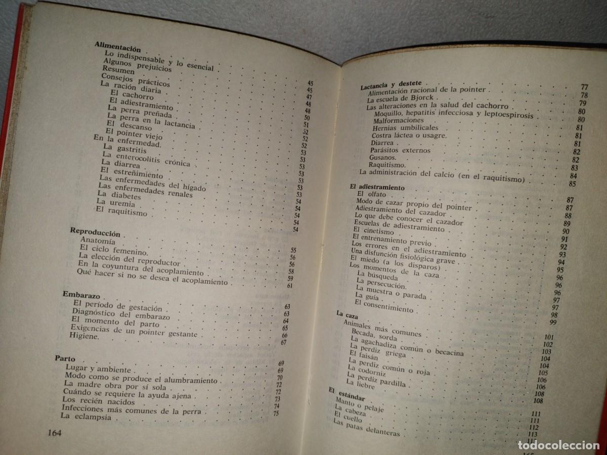 Libros de segunda mano: 84- EL POINTER. C&Oacute;MO SE CR&Iacute;A, C&Oacute;MO SE ADIESTRA - EUGENIO CRAVERI - 1973 - Foto 6
