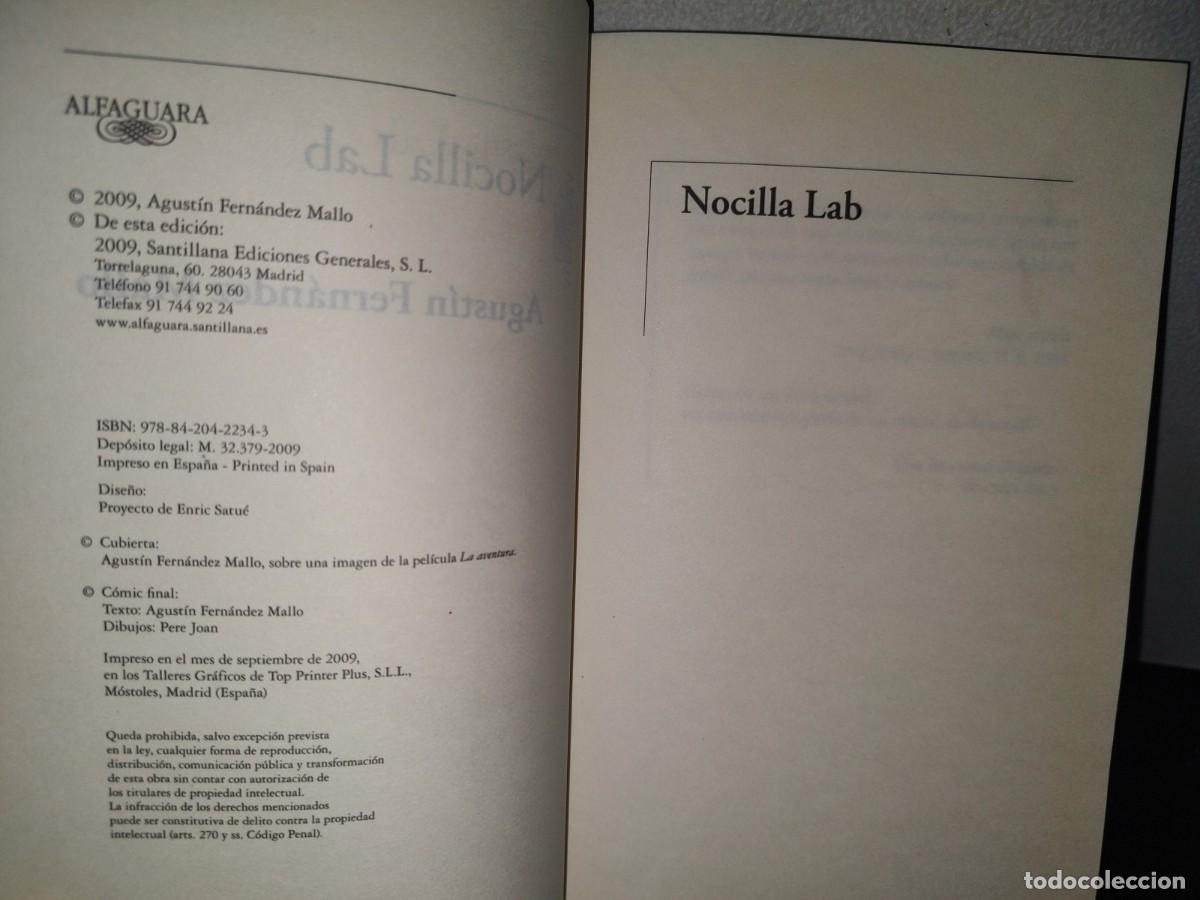 Libros de segunda mano: 84- NOCILLA LAB - AGUST&Iacute;N FERN&Aacute;NDEZ MALLO - 2009 - Foto 5