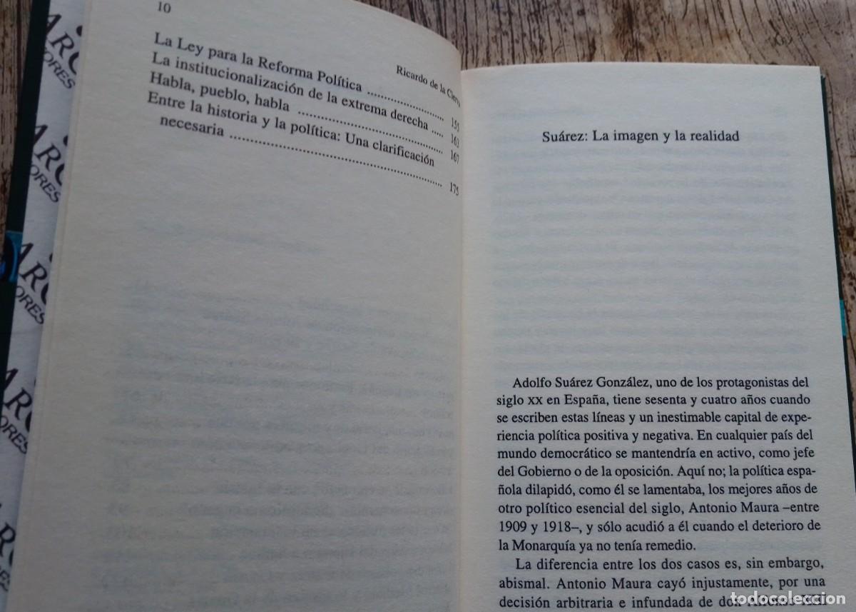 Libros de segunda mano: Adolfo Su&aacute;rez, verdad y leyenda. Ricardo de la Cierva - Foto 3