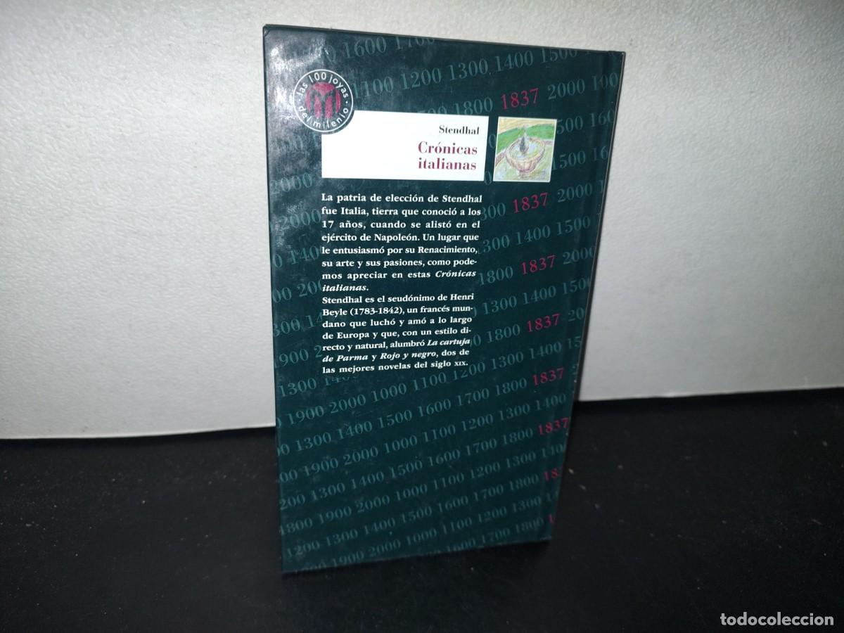 Libros de segunda mano: 84- CR&Oacute;NICAS ITALIANAS - STENDHAL. MILLENIUM. 100 JOYAS DEL MILENIO - 1998 - Foto 4