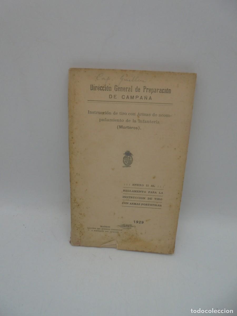 Libros de segunda mano: DIRECCION GENERAL DE PREPARACION DE CAMPA&Ntilde;A. 1929. PAGS: 69. - Foto 1
