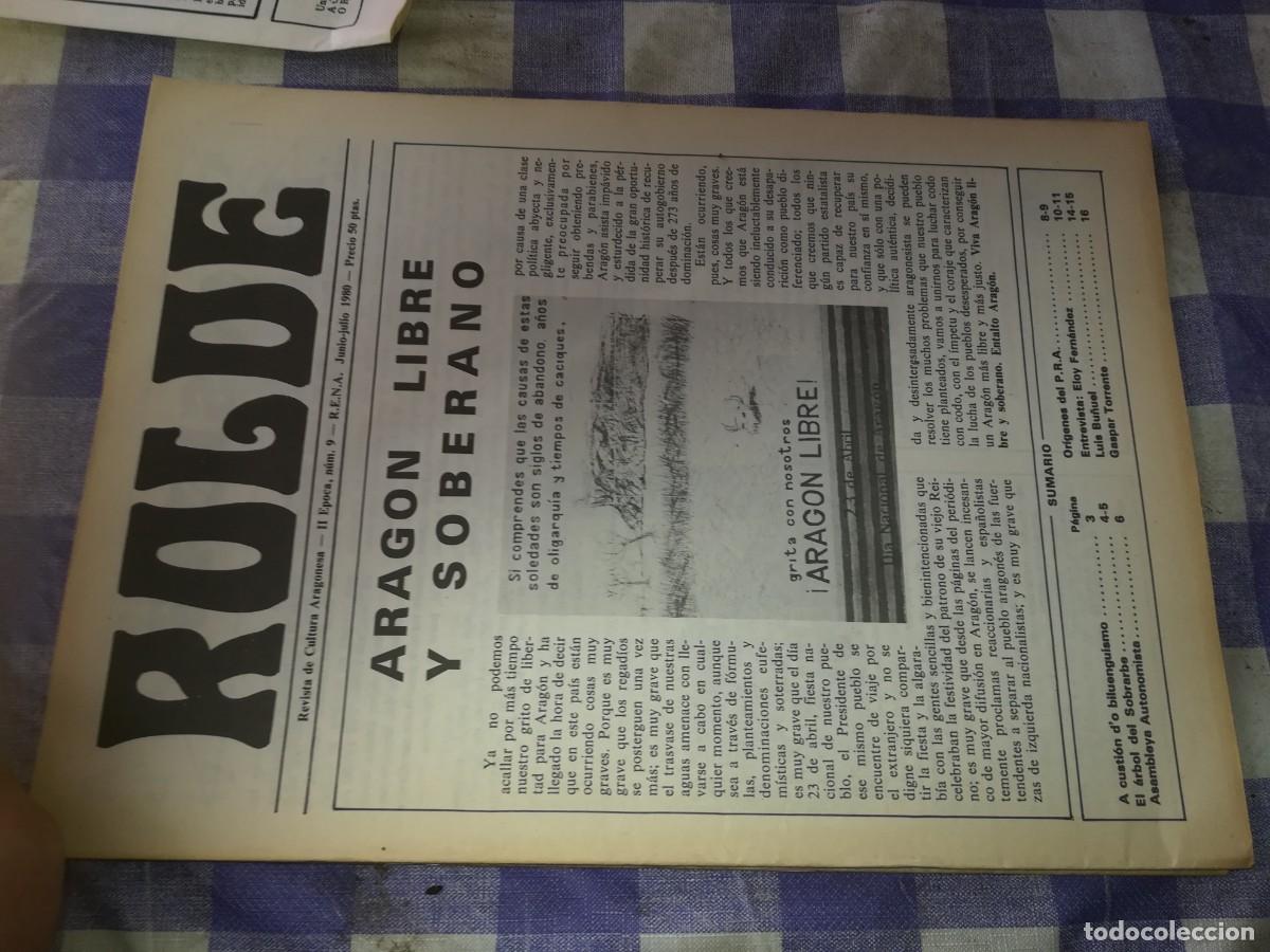 Livres d'occasion: ARAGON LIBRE Y SOBERANO / ROLDE REVISTA CULTURA ARAGONESA 9 DE 1980 / EVA 064 / ARAGON