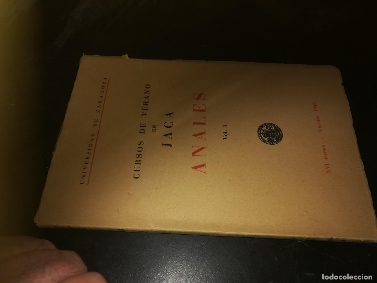 Livres d'occasion: ANALES CURSOS DE VERANO EN JACA 1946 UNIVERSIDAD ZARAGOZA / ARAGON / EVA 069