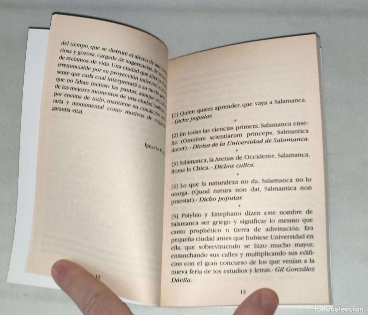 Libros de segunda mano: LIBRO &bull; ELOGIO DE SALAMANCA (IGNACIO FRANCIA) 80 P&Aacute;G. - Foto 3