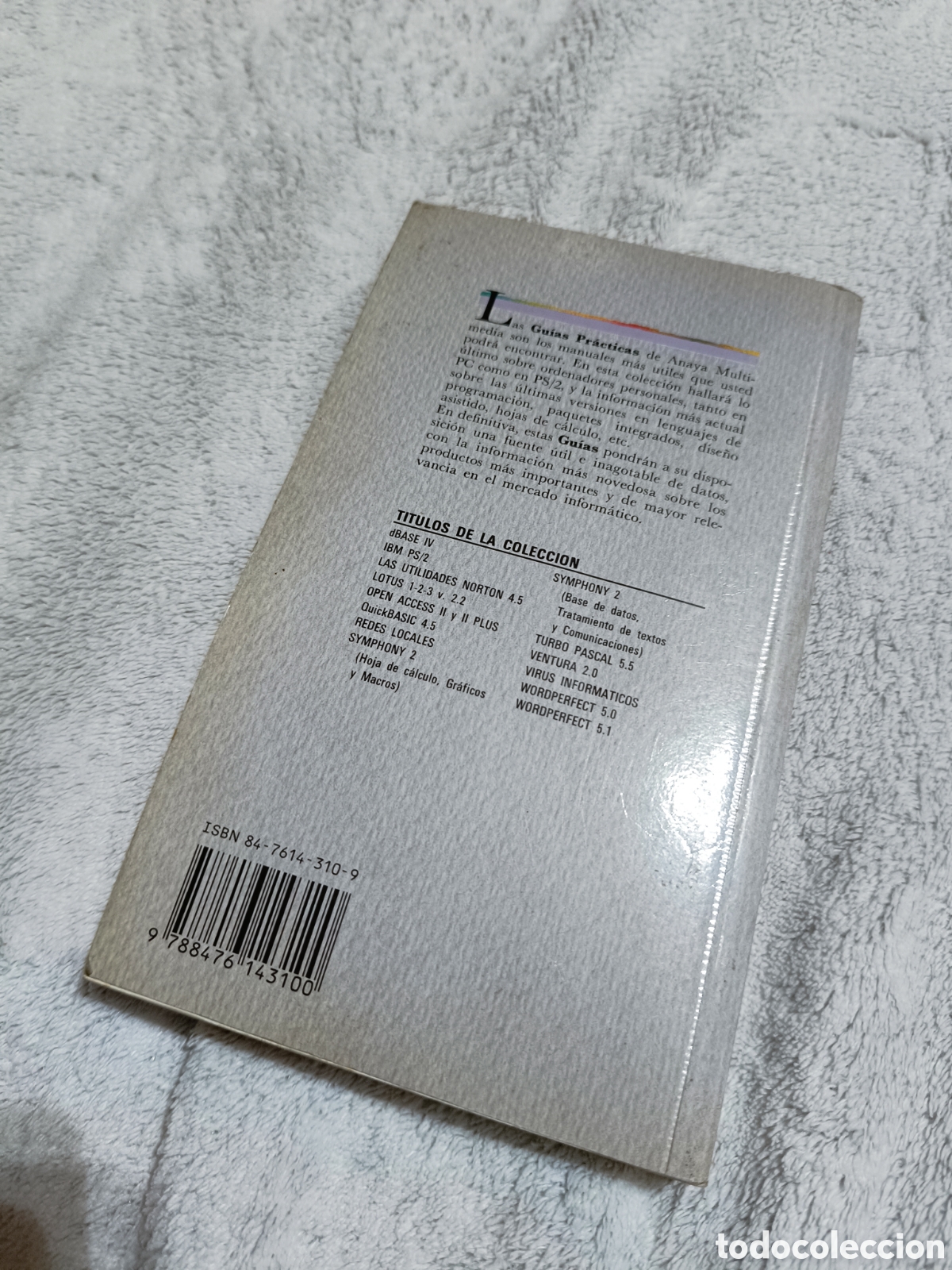 Libros de segunda mano: Libro Gu&iacute;a pr&aacute;ctica de WordPerfect 5.1 inform&aacute;tica 1991 - Foto 2