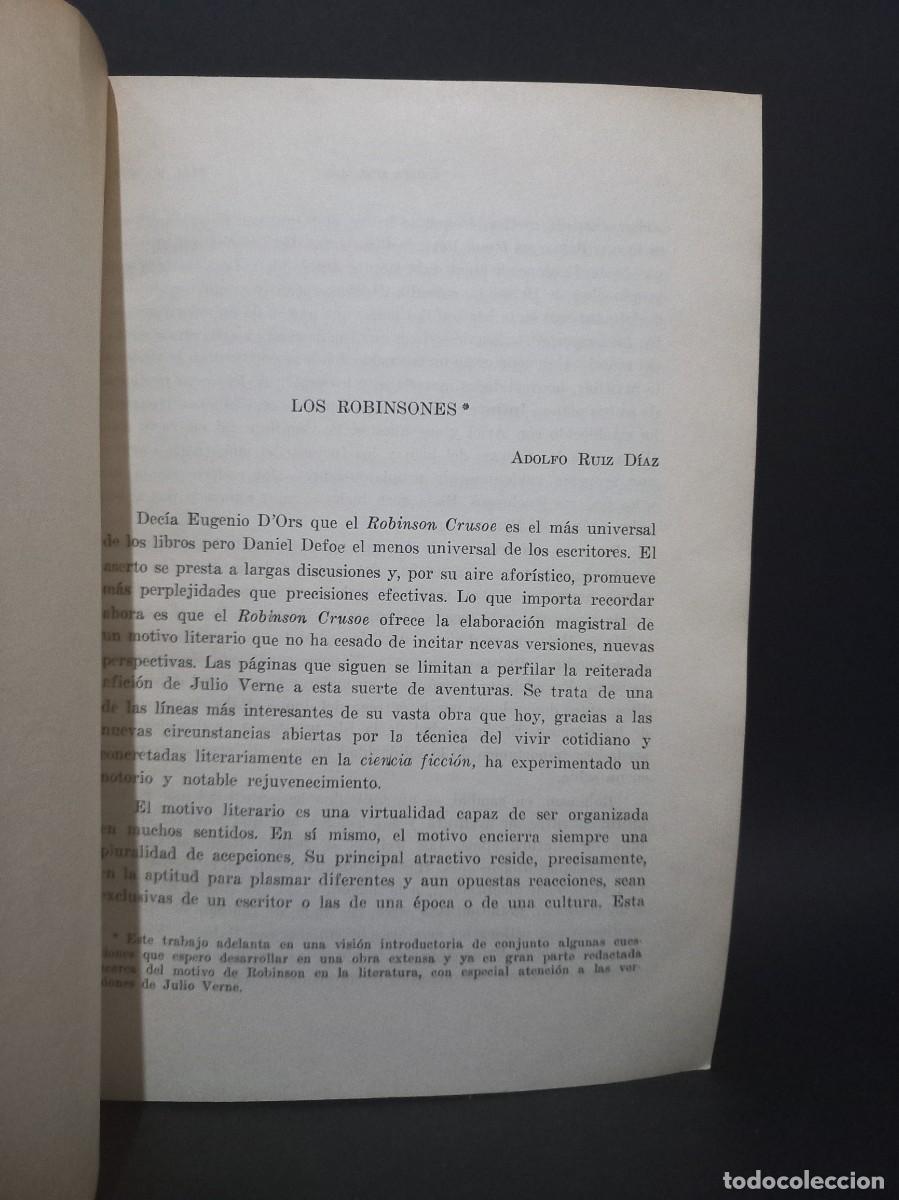 Libros de segunda mano: Adolfo Ruiz D&iacute;az - Los Robinsones - Primera edici&oacute;n - 1970 - Foto 2