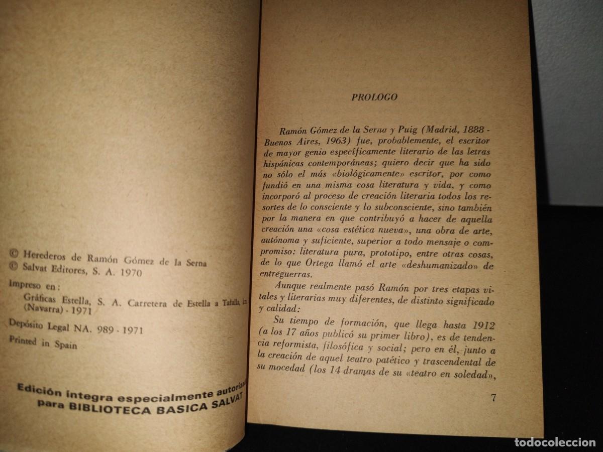 Libros de segunda mano: 84- EL CABALLERO DEL HONGO GRIS - RAM&Oacute;N G&Oacute;MEZ DE LA SERNA - Foto 4