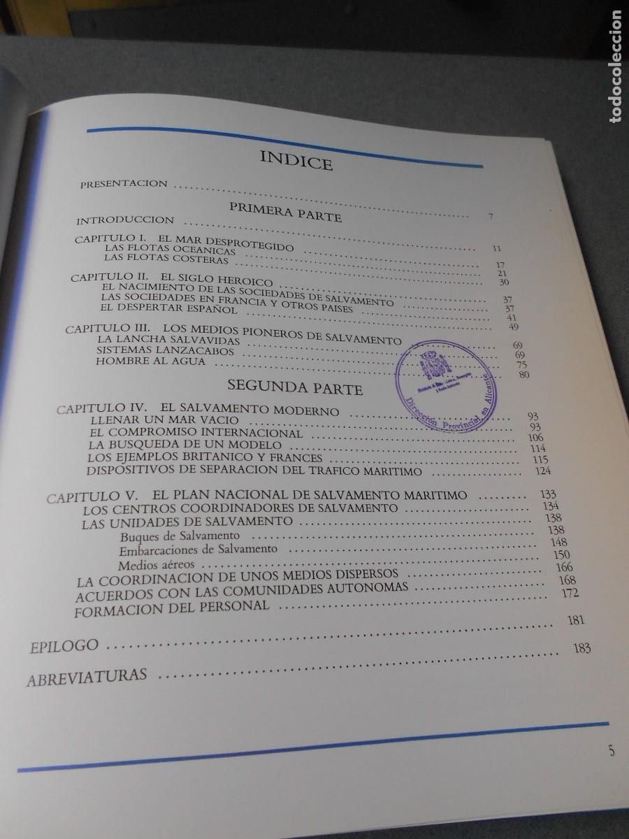 Libros de segunda mano: SALVAMENTO EN LA MAR - Foto 4