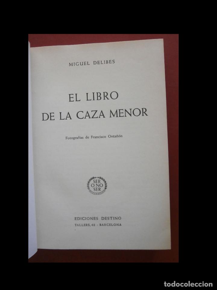 Libros de segunda mano: El libro de la caza menor. Miguel Delibes - Foto 7