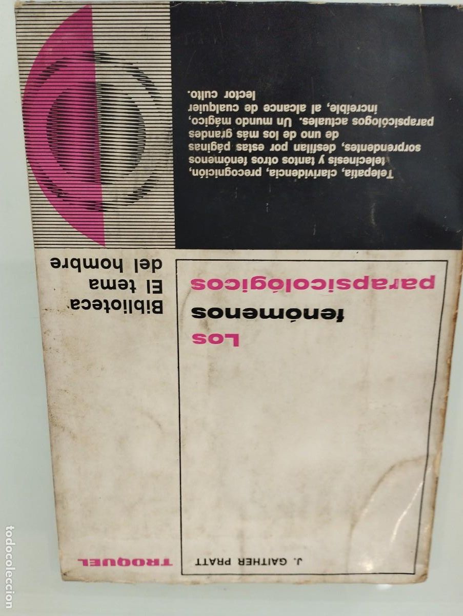 Libros de segunda mano: J. Gaither Pratt. Los fen&oacute;menos parapsicologicos - Foto 1