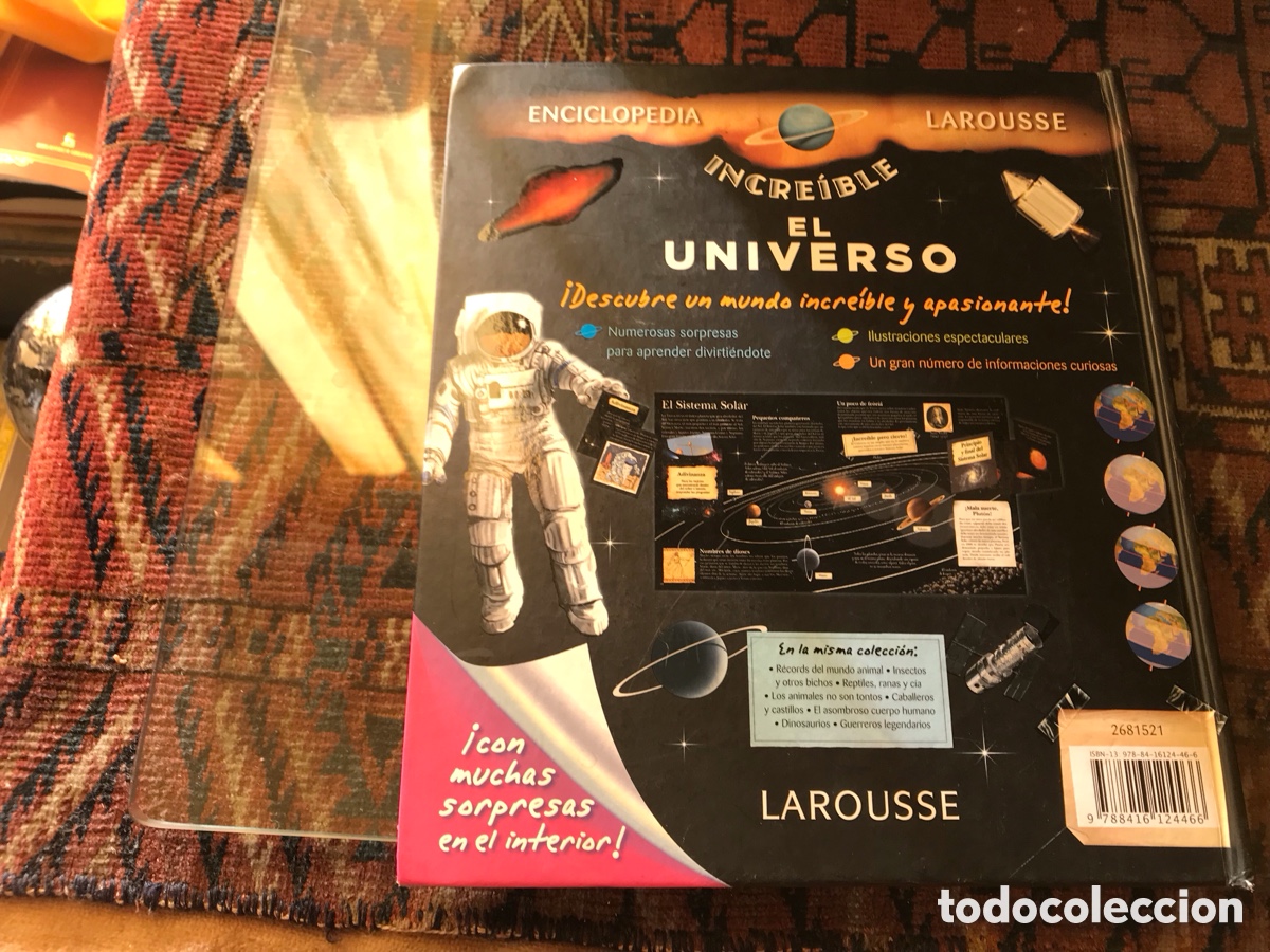 Libros de segunda mano: El universo. Enciclopedia Larousse. Incre&iacute;ble. Pop up. - Foto 3