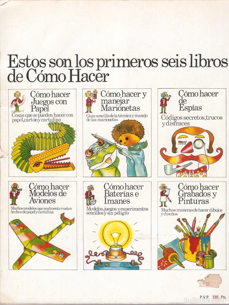 Libros de segunda mano: COMO HACER Y MANEJAR MARIONETAS - PLESA - SM EDICIONES - 5&ordf; Edici&oacute;n, 1986. - Foto 6