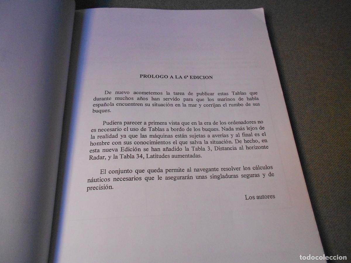 Libros de segunda mano: TABLAS UTILES AL NAVEGANTE - Foto 5