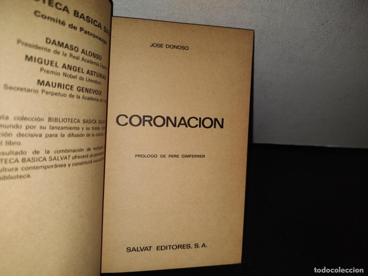 Libros de segunda mano: 84- CORONACI&Oacute;N - JOS&Eacute; DONOSO - Foto 3
