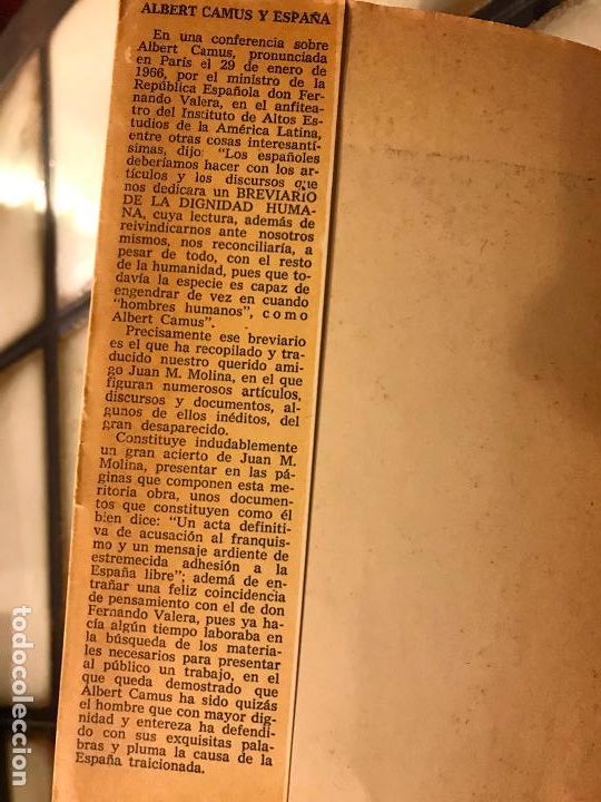 Libros de segunda mano: &iexcl;Espa&ntilde;a libre! Albert Camus. Impreso en M&eacute;xico. 1966 - Foto 3