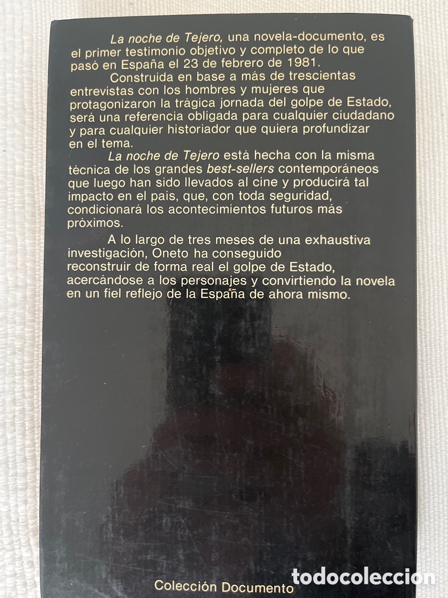 Libros de segunda mano: La noche de Tejero. Jos&eacute; Oneto - Foto 2