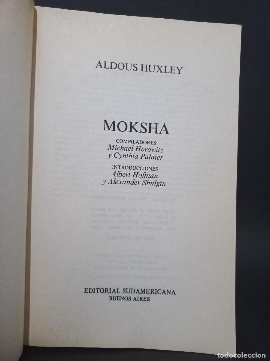 Libros de segunda mano: Aldous Huxley - Moksha - Primera edici&oacute;n - 1983 - Foto 2