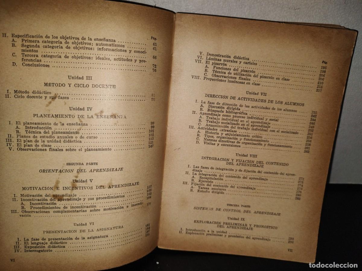 Libros de segunda mano: 85- COMPENDIO DE DID&Aacute;CTICA GENERAL - LUIZ A. DE MATTOS - Foto 6