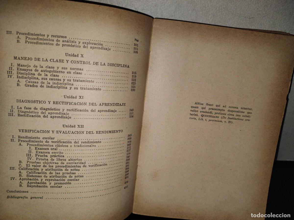 Libros de segunda mano: 85- COMPENDIO DE DID&Aacute;CTICA GENERAL - LUIZ A. DE MATTOS - Foto 7