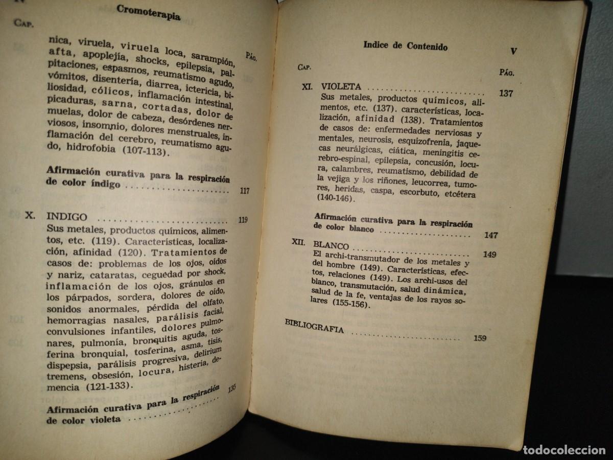 Libros de segunda mano: 85- LAS 7 CLAVES DE LA CROMOTERAPIA - ROLAND HUNT - Foto 8