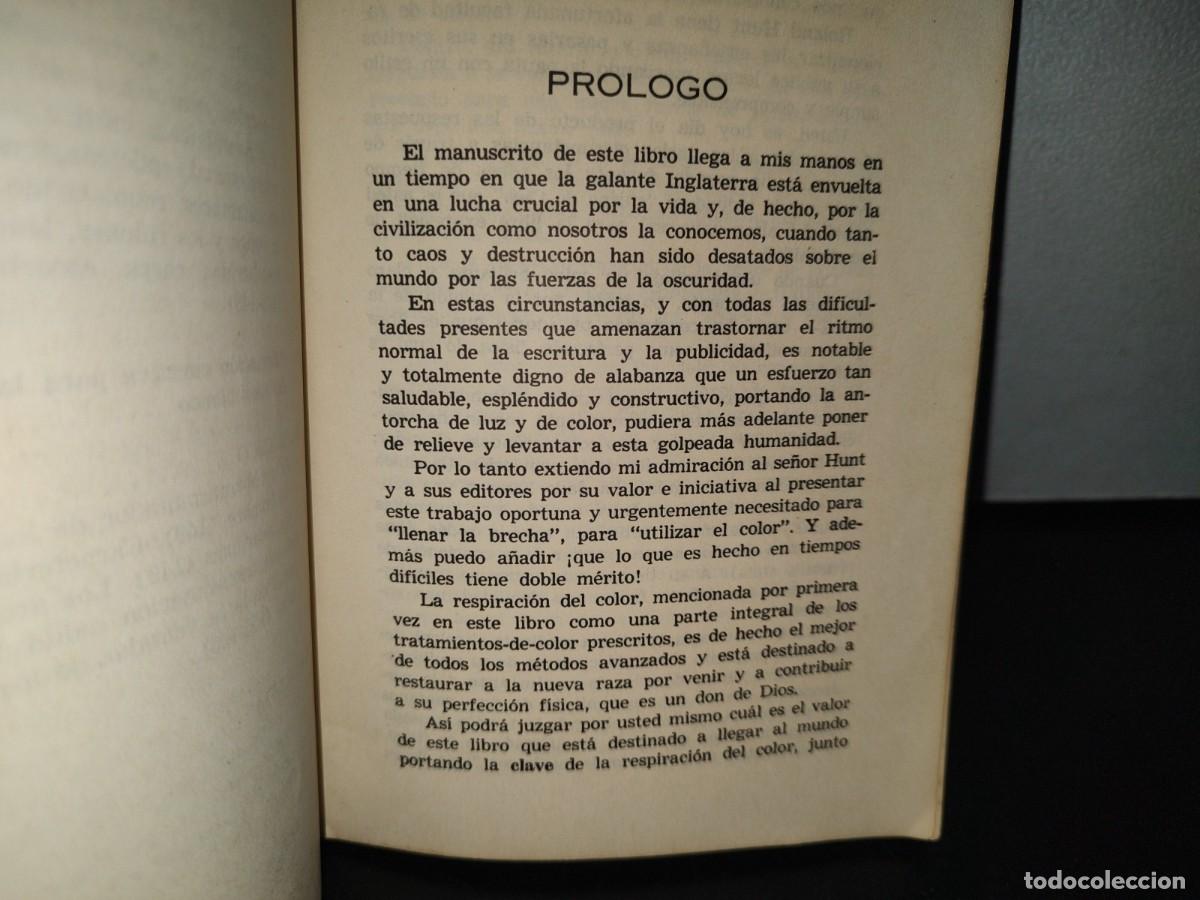 Libros de segunda mano: 85- LAS 7 CLAVES DE LA CROMOTERAPIA - ROLAND HUNT - Foto 9