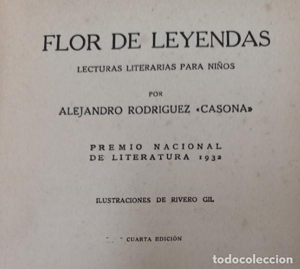 Libros de segunda mano: FLOR DE LEYENDAS, CASONA, ESPASA CALPE 1938, LIBRO - Foto 2