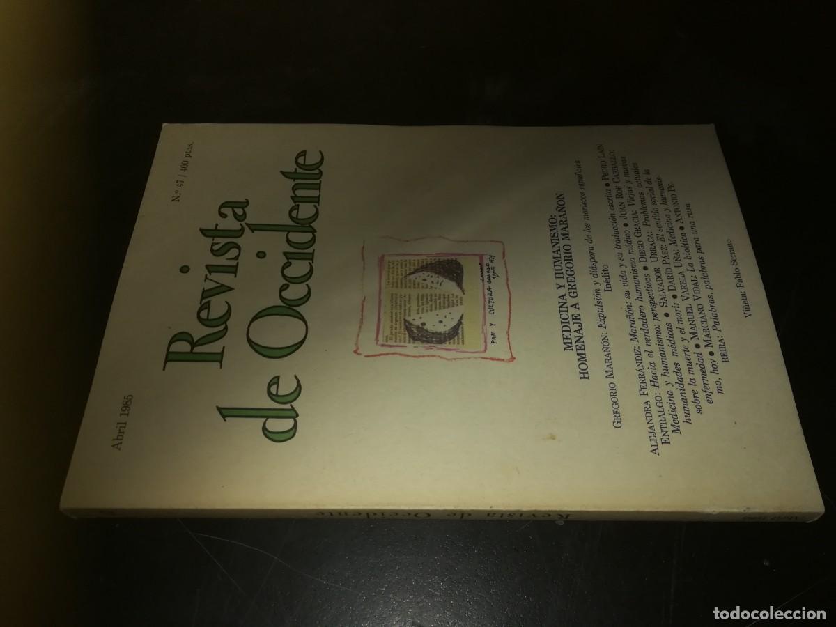 Libros de segunda mano: REVISTA DE OCCIDENTE / 47 DE 1985 / EVA 069 - Foto 1