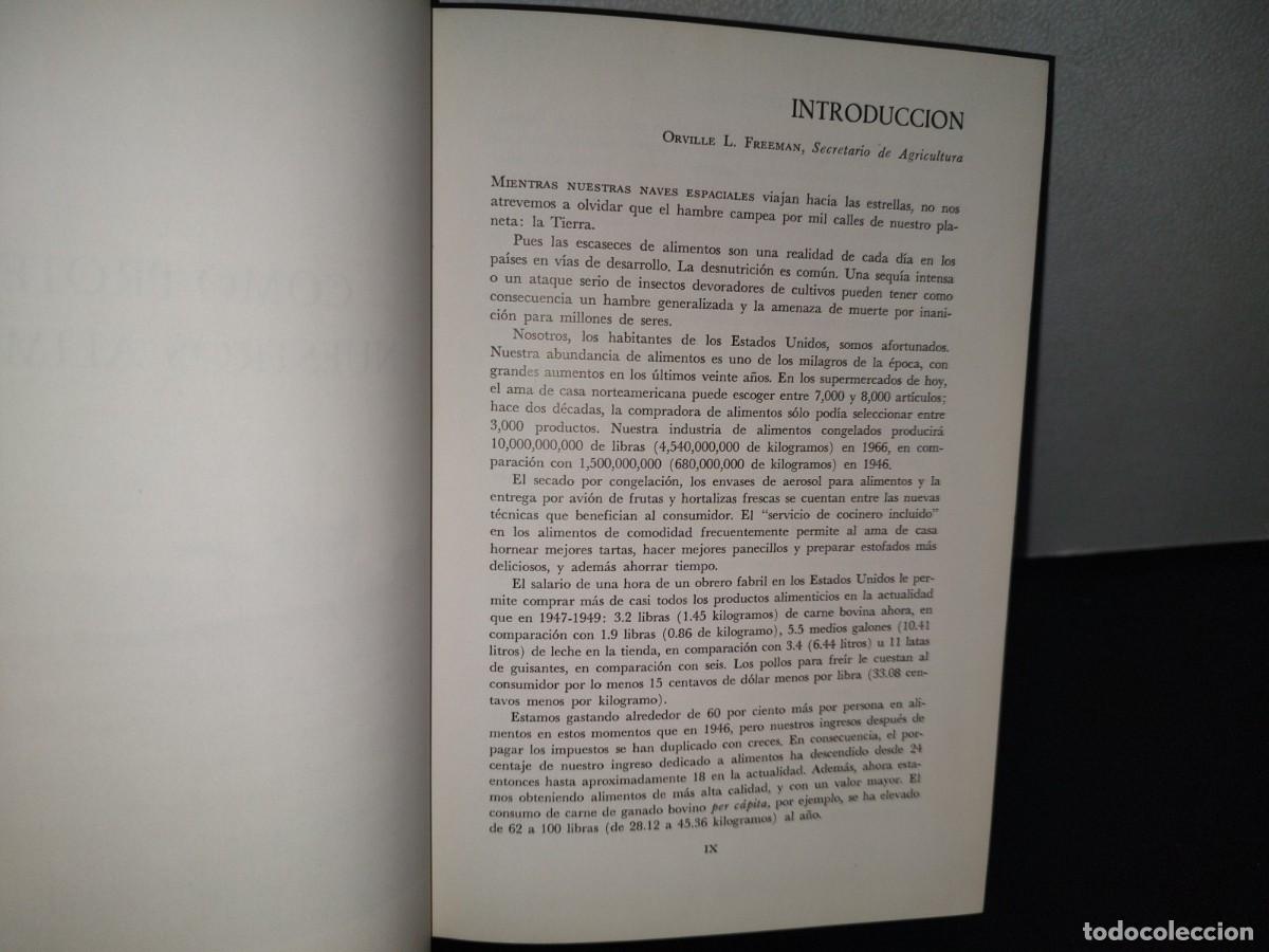 Libros de segunda mano: 85- C&Oacute;MO PROTEGER NUESTROS ALIMENTOS - PRIMERA EDICI&Oacute;N EN ESPA&Ntilde;OL 1968 - UTEHA - Foto 6
