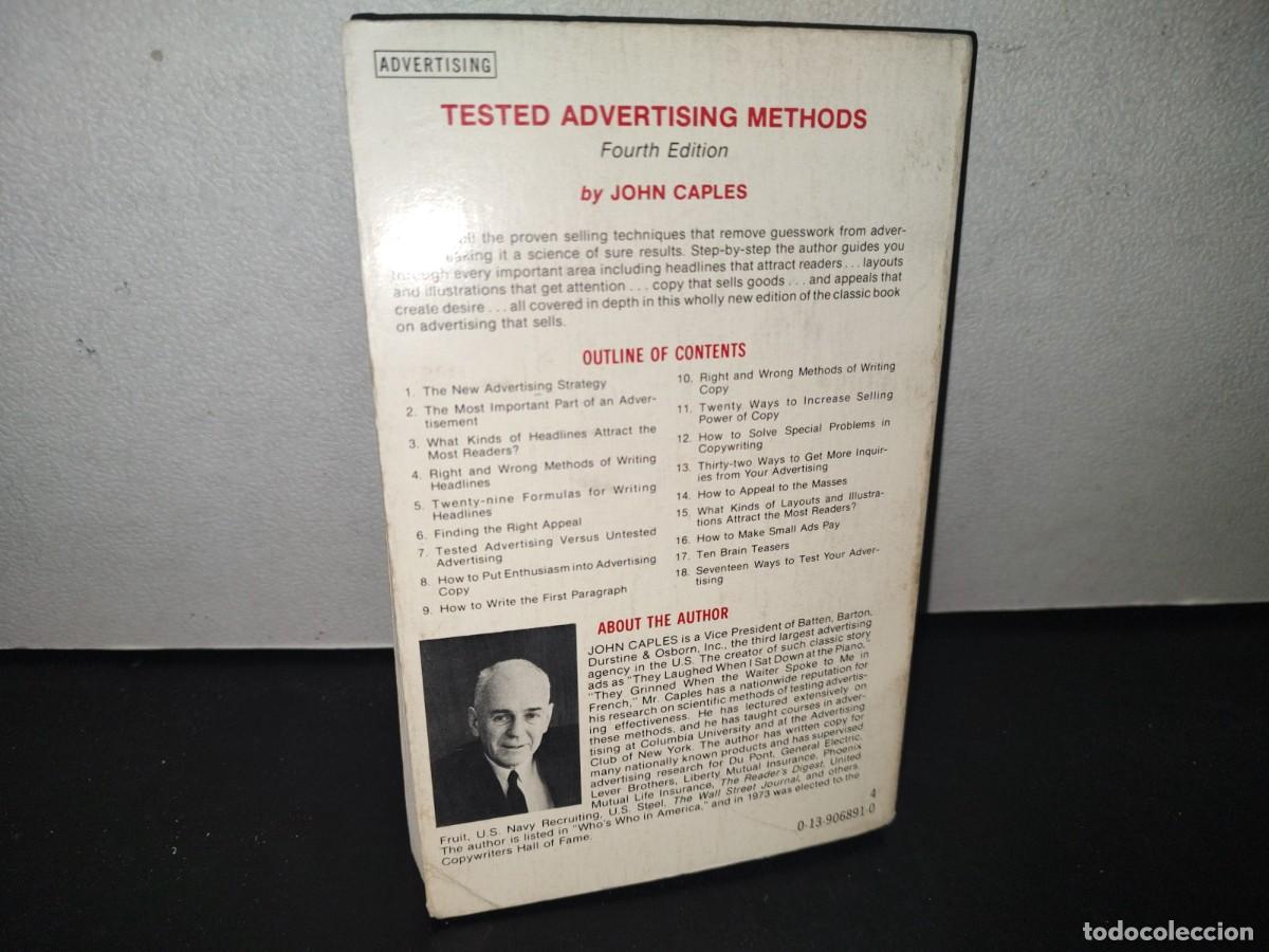 Libros de segunda mano: 85- TESTED ADVERTISING METHODS - JOHN CAPLES - 1981 - Foto 3