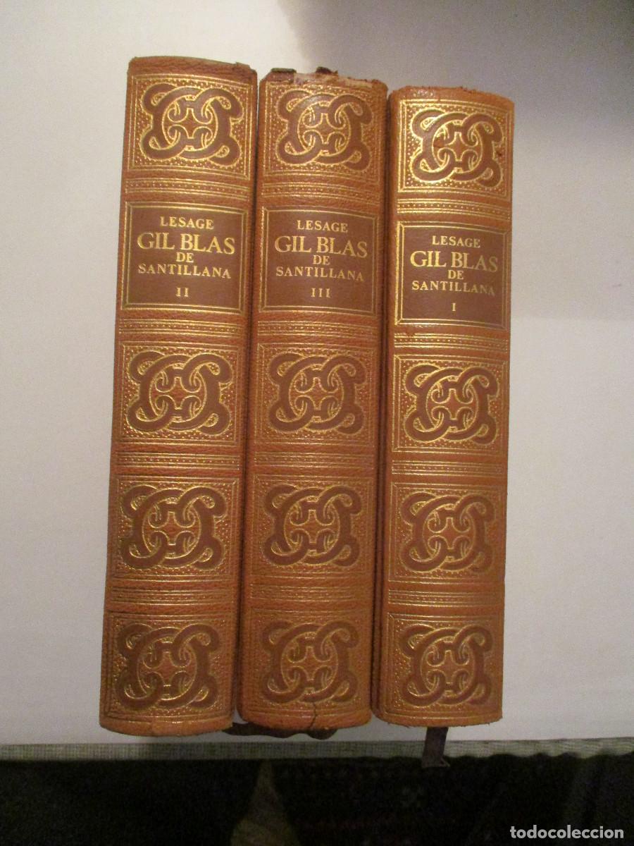 Libros de segunda mano: LESAGE Gil Blas de Santillana (3 tomos) W24418 - Foto 1
