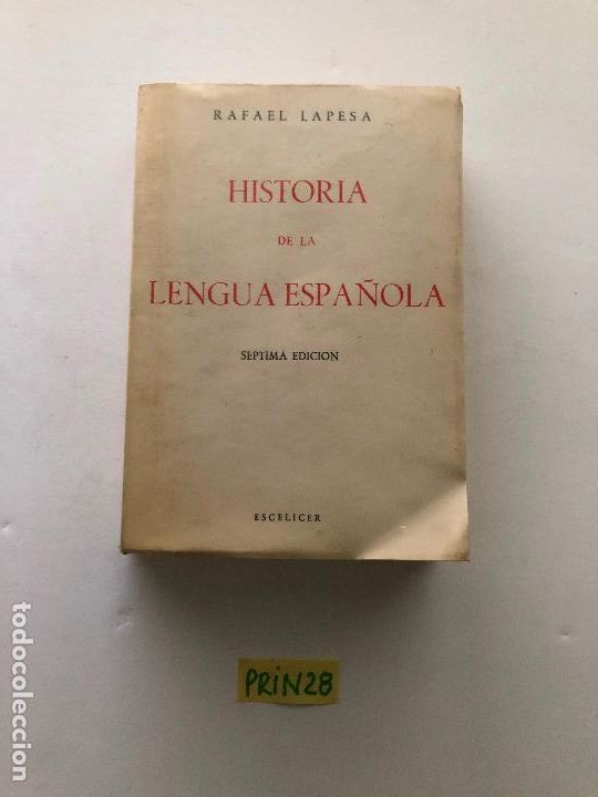 Libros de segunda mano: Historia de la Lengua Espa&ntilde;ola - Foto 1