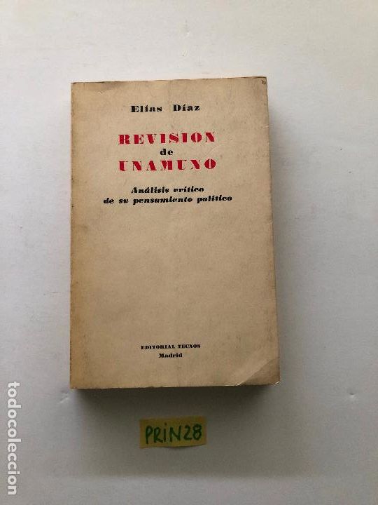Libros de segunda mano: Revisi&oacute;n de unamuno - Foto 1
