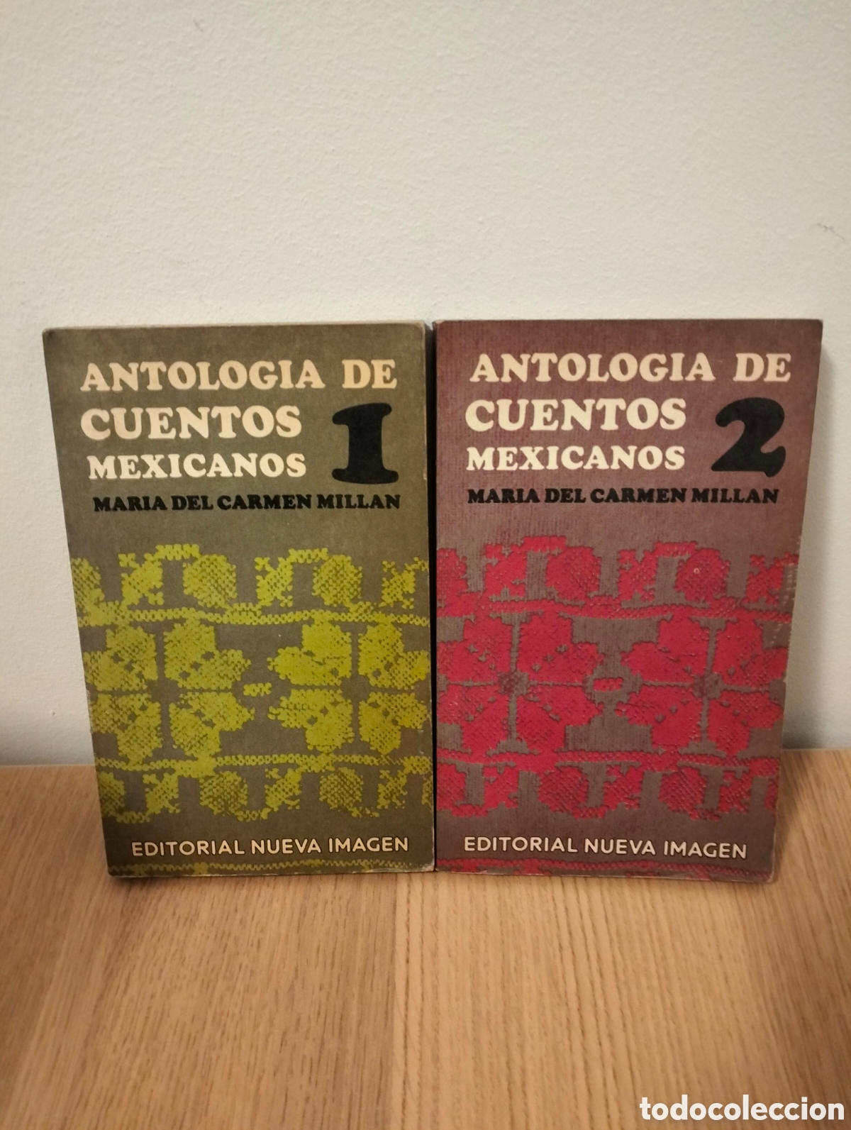 Libros de segunda mano: Mar&iacute;a del Carmen Mill&aacute;n - antolog&iacute;a de cuentos mexicanos 1 y 2 - editorial nueva imagen 1977