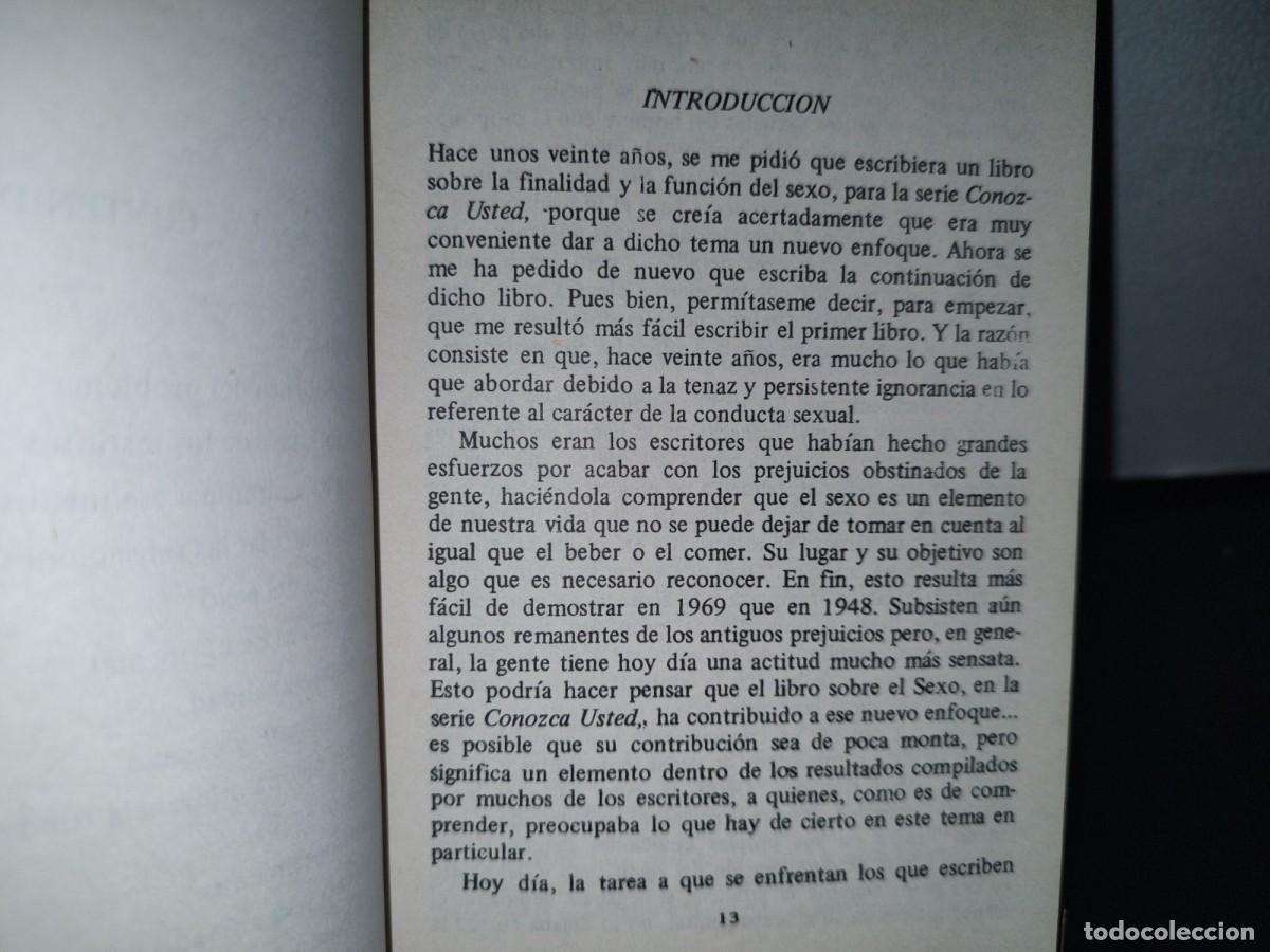 Libros de segunda mano: 85- SEXO - W. E. SARGENT - CONOZCA USTED - Foto 7